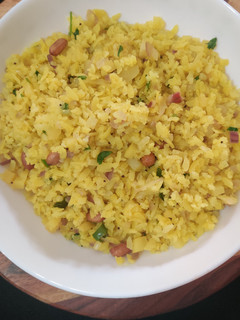 A picture of Kanda Poha.