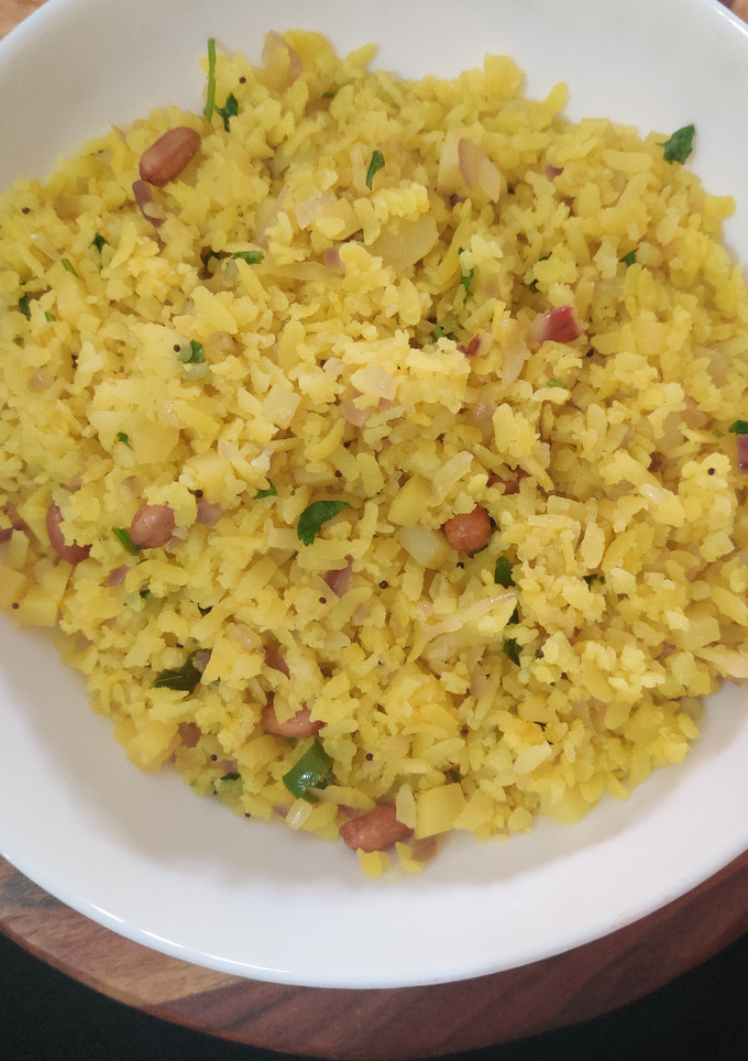 A picture of Kanda Poha.