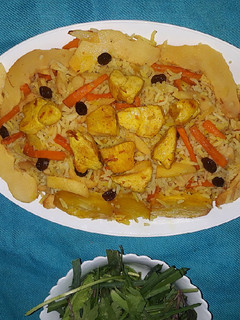 عکسی از دستور به پلو