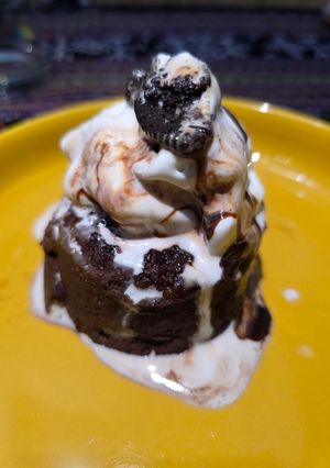 Foto resep Choco Lava High Protein 8 menit Jadi