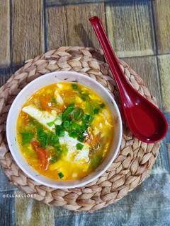 Foto resep Tan Hua Tang (Sup Telur Tomat)