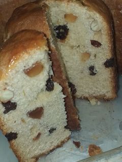 Una foto de Pan dulce casero navideño