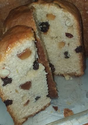Una foto de Pan dulce casero navideño