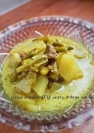 Foto resep Sayur pepaya muda