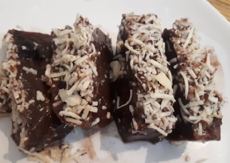 Resep Puding coklat oreo keju Anti Gagal