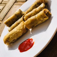 A picture of Vegetable Spring Rolls.