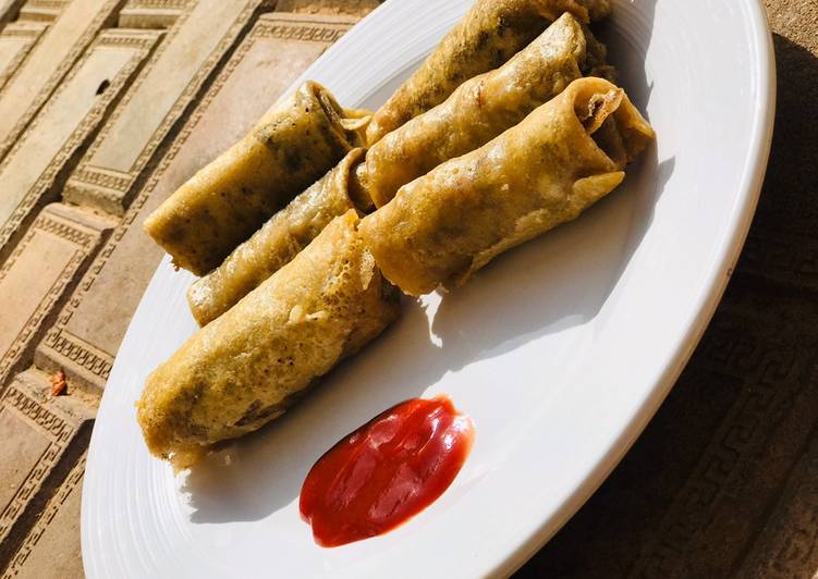 Recipe of Vegetable Spring Rolls in 12 Minutes for Beginners