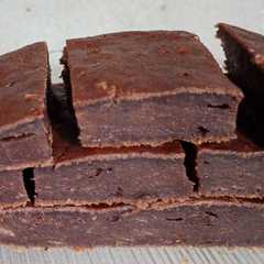A picture of Brownie de banana y cacao.
