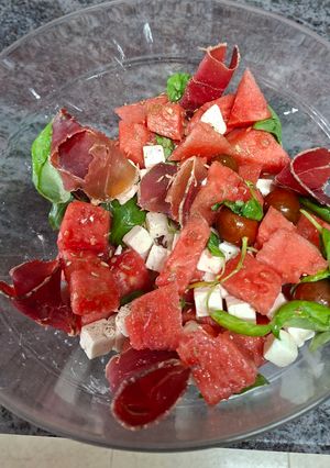 Una foto de Ensalada de Sandía