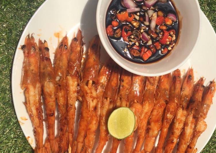 Resep Udang bakar asam manis, Bisa Manjain Lidah