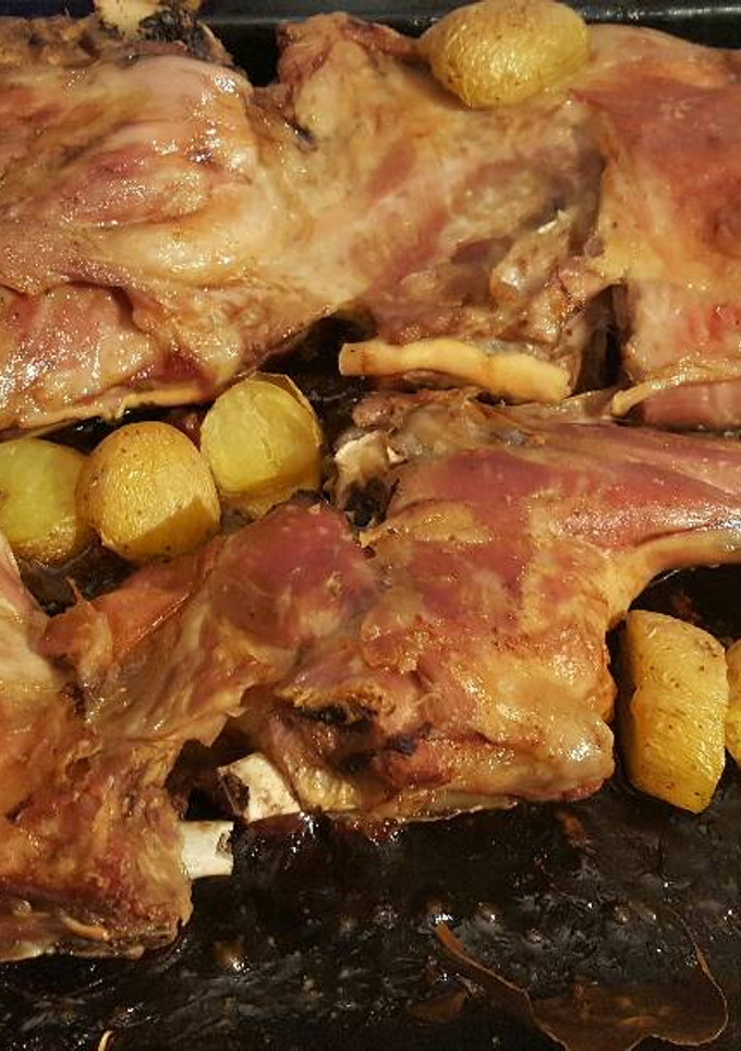 Una foto de Cordero Asado