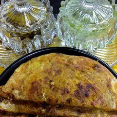 Gobhi paratha A picture of Gobhi paratha.