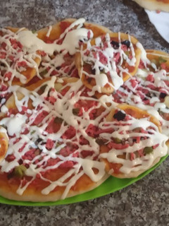 صورة لوصفة ميني بيتزا خفيفة قطن 👍😋🍕