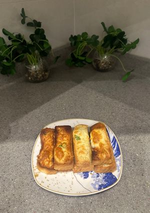 صورة لوصفة خبز بالثوم