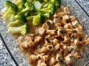 Hình ảnh của broccoli cá hồi