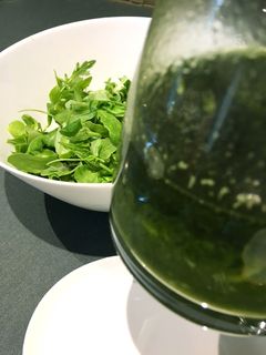 Una foto de Aderezo de té Matcha