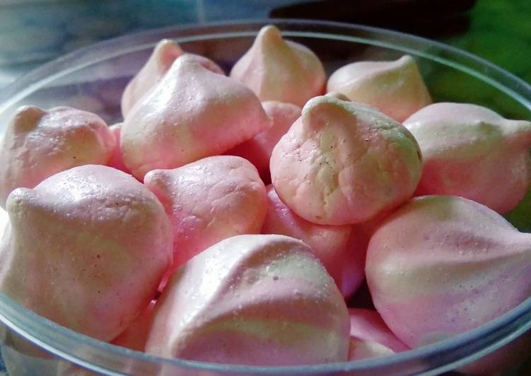 step by step Membuat Meringue Cookies Jadi, Lezat Sekali