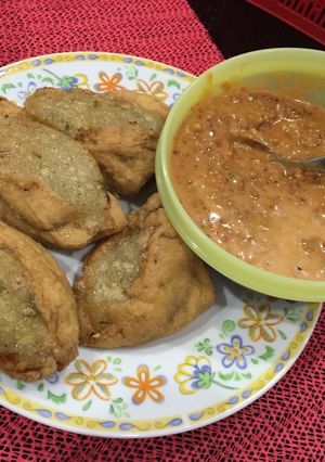 Foto resep Tahu aci sampeu sambel kacang