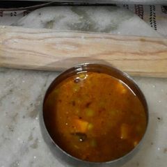 A picture of Matar paneer.