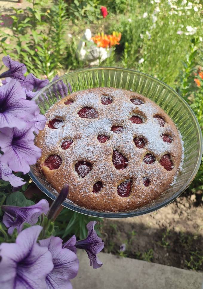 Полуничний пиріг 🍓