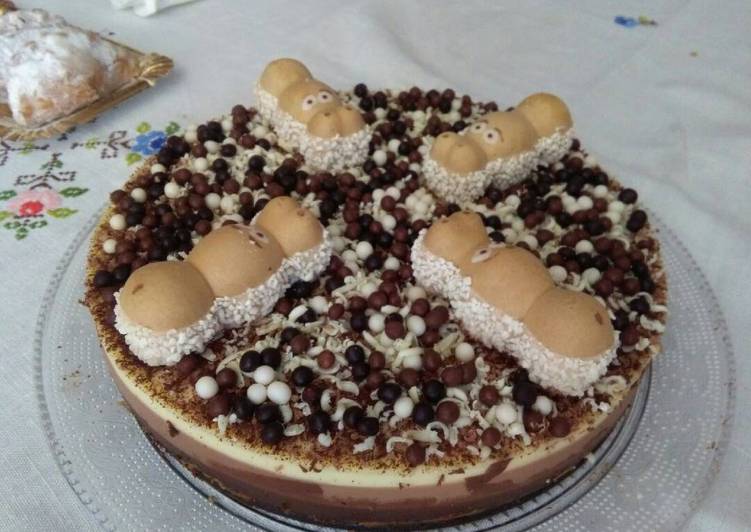 Recipe of Homemade Tarta de 3 chocolates