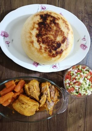 عکسی از دستور چلوگوشت با بوقلمون