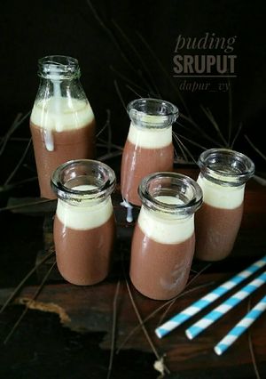 Foto resep Puding SEDOT / Puding SRUPUT Coklat (#postingrame2_puding)