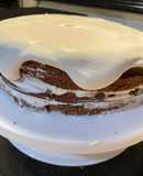 Chocolate whipped cream cake