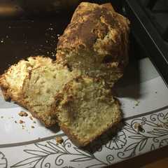 Una foto de Budín de manzana saludable