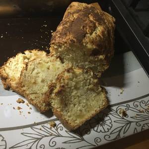 Budín de manzana saludable