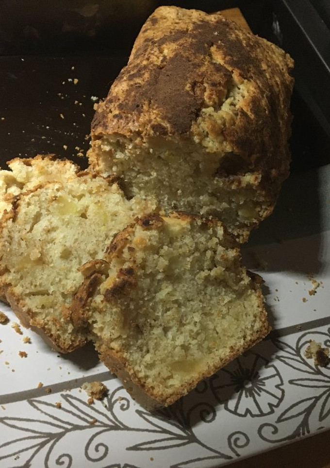 Una foto de Budín de manzana saludable