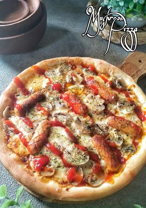 Foto resep Mushroom pizza