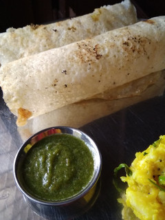 A picture of Falahari masala dosa.