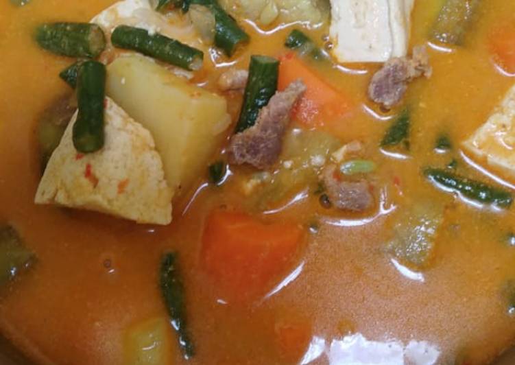 Lodeh sayur & daging sapi