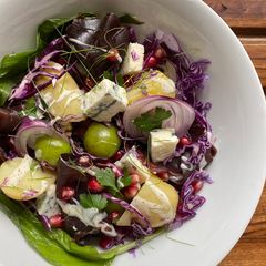 A picture of Erik Salatasi – greengage salad.
