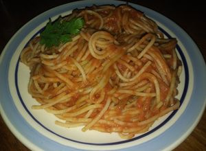 Una foto de Pasta 4 quesos