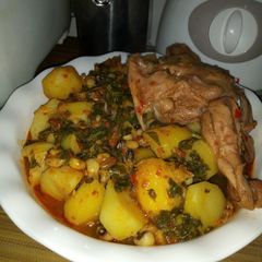A picture of Potato beans porridge.