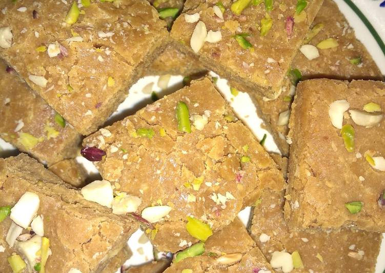 How to Prepare Quick Besan barfi