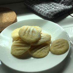 A picture of 💗❄️ 3 ingredient sugar cookies.