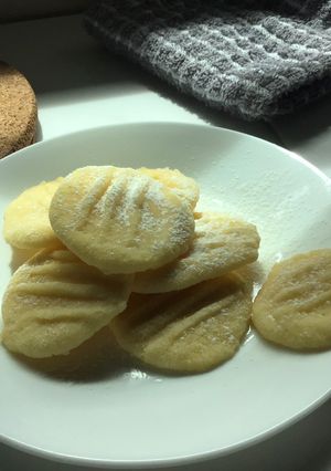 A picture of 💗❄️ 3 ingredient sugar cookies.