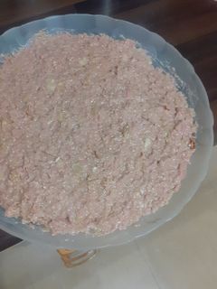 Una foto de Masa de croquetas de mortadela