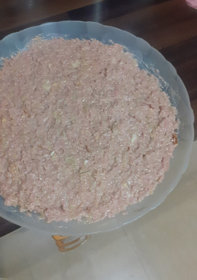 Una foto de Masa de croquetas de mortadela