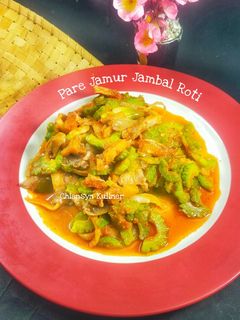 Foto resep Pare Jamur Jambal Roti