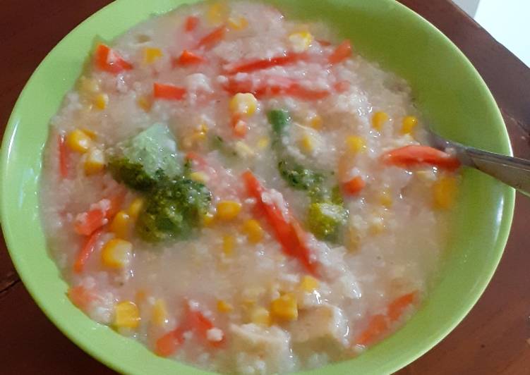 Resep Bubur Oat Sayur Oleh Hijjabul Muslimah Cookpad