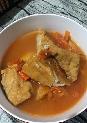 Foto resep Tahu isi somay Kuah merah