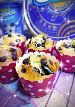 Foto resep Vanilla Oreo Muffin