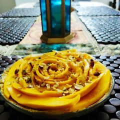 A picture of Mango Tart.