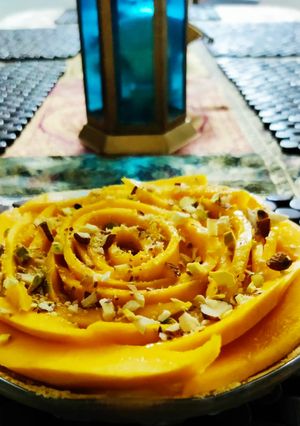 A picture of Mango Tart.