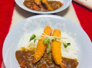 Una foto de Japanese Curry Rice con Ebi Furai!