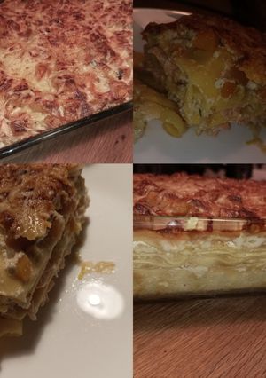 Une photo de Lasagnes au saumon